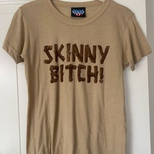 Junk Food Skinny Bitch T-Shirt, Size XL
